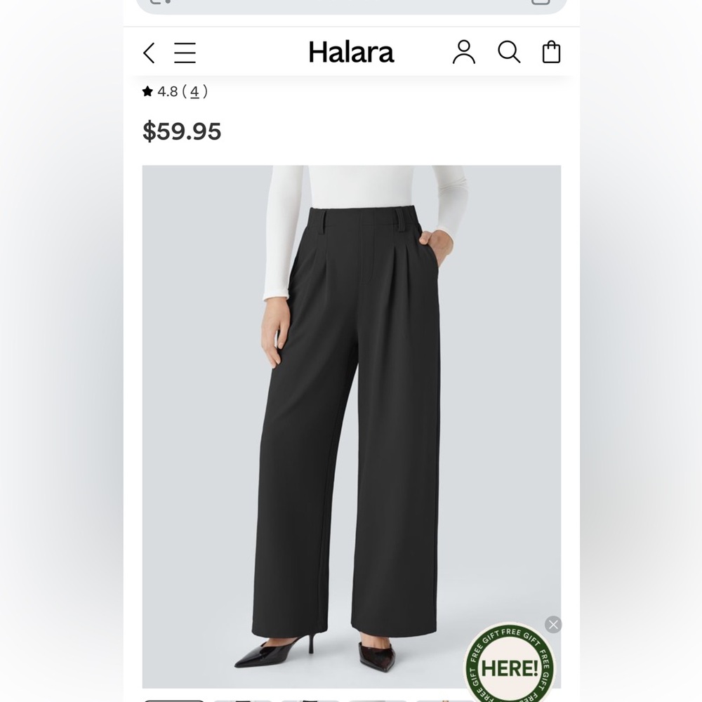 HALARA Wide-Leg Women's Pants